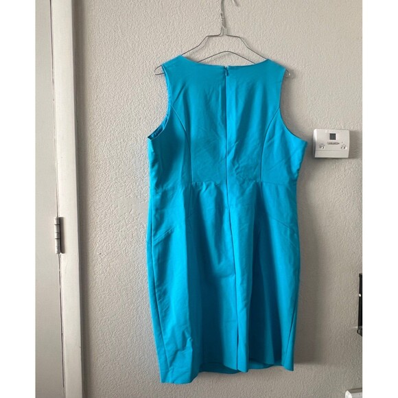Turquoise teal blue Eloquii plus size dress - Picture 4 of 6